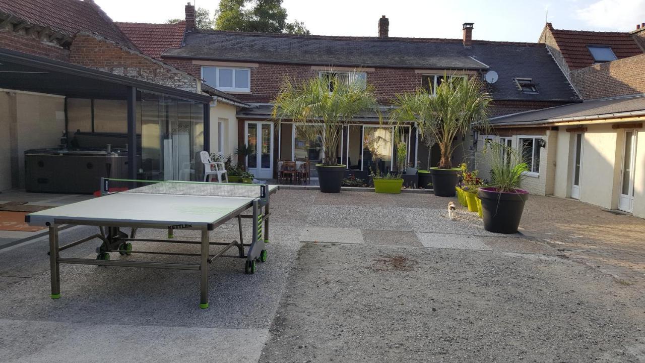 Chambre individuelle avec cuisine commune Tilloloy Extérieur photo